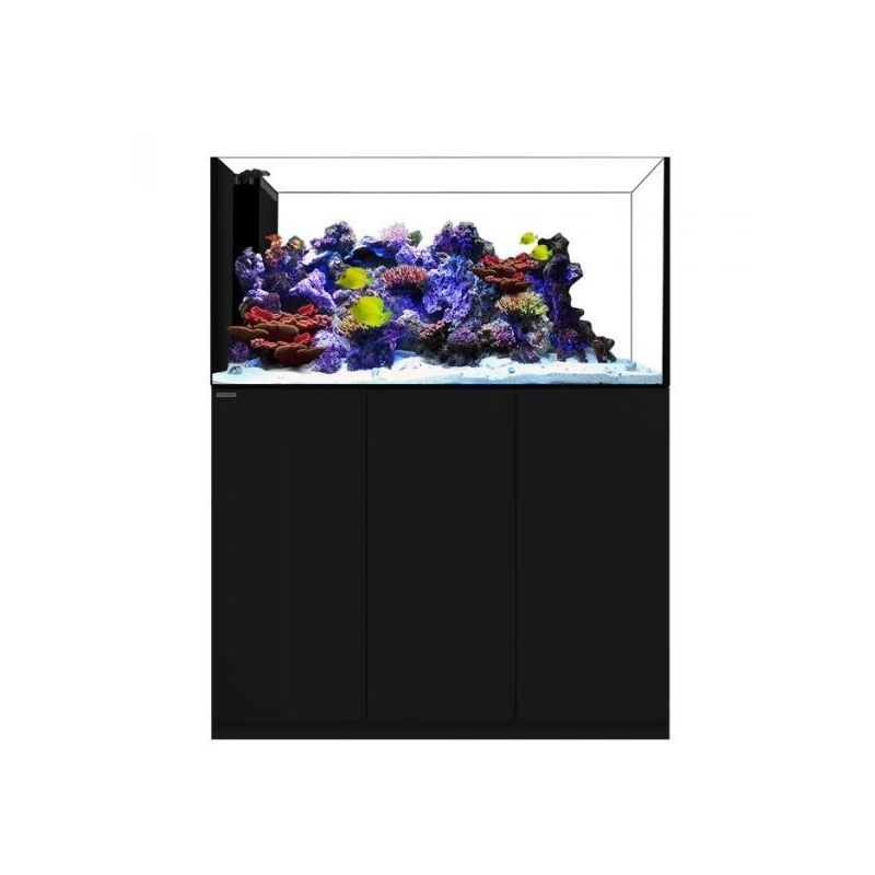 Waterbox Aquarium Crystal - Modelo Península Preto - 492 Litros (Para Divisão de Ambientes)                    