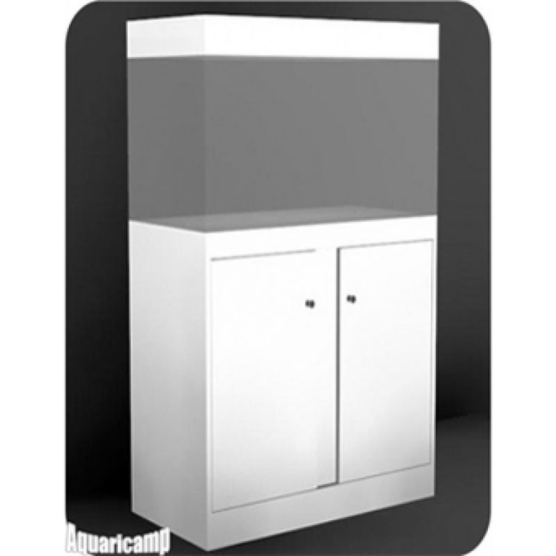 Móvel para aquário 100x40 com 2 portas em MDF BRANCO