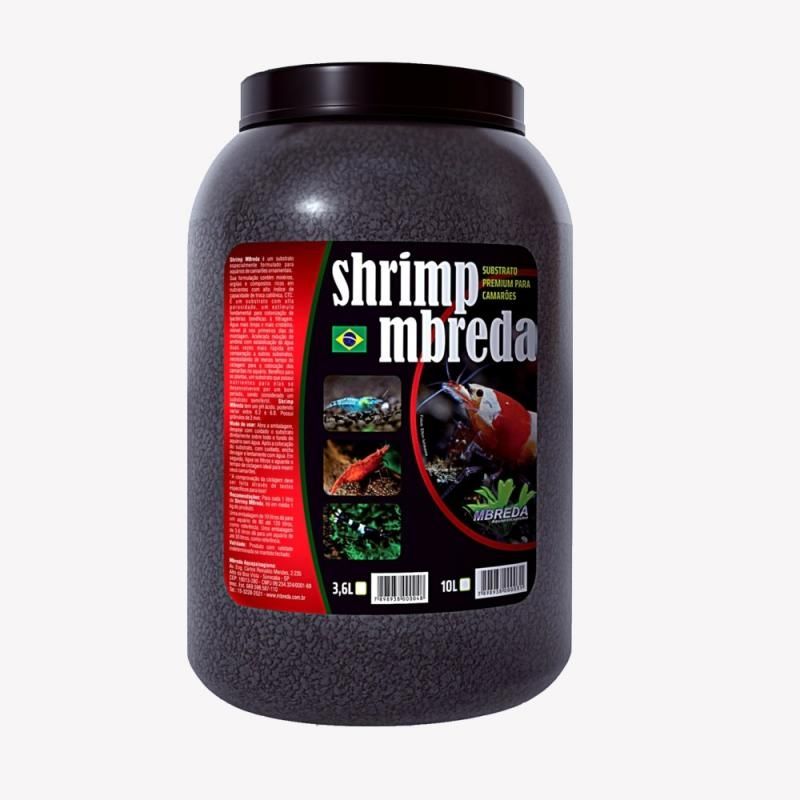 Substrato Shrimp Mbreda para Camarões 3,6 Litros
