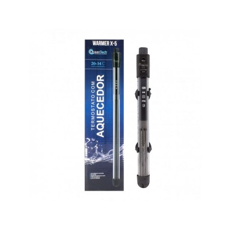 Ocean Tech Aquecedor com Termostato Warmer X-5 300W