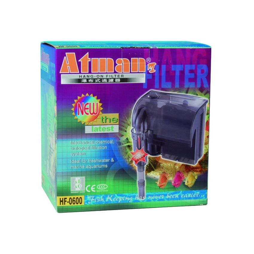 Filtro Atman Hang On 650L/H HF-0600