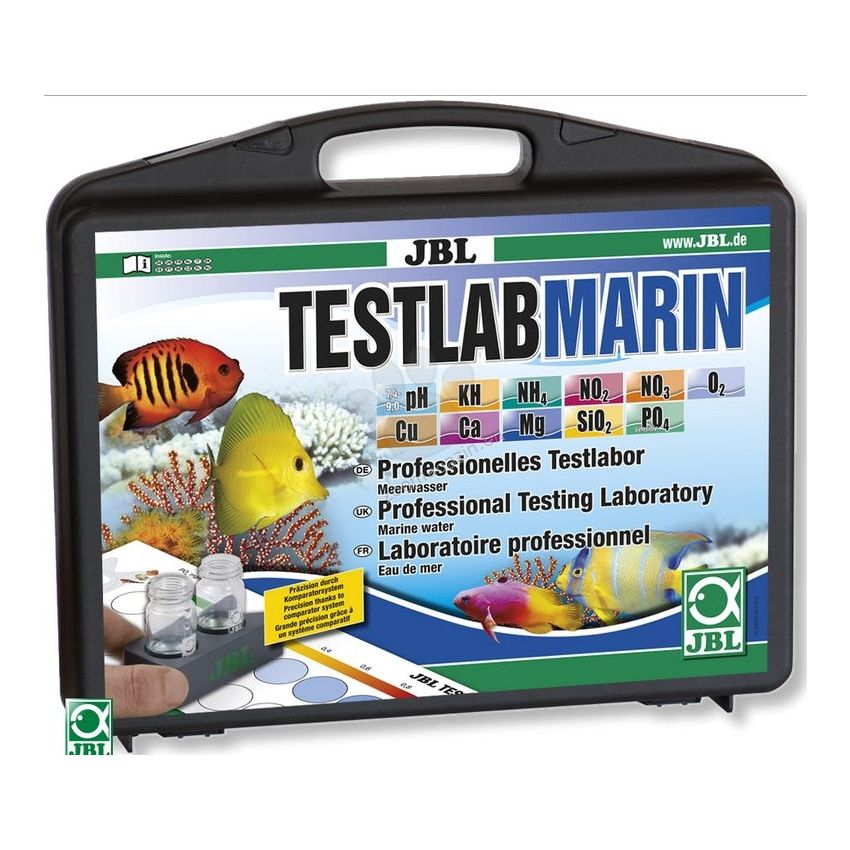 JBL TesteLab Marin (PH, PO4, Fe, KH, GH, NH4, NO2, NO3)