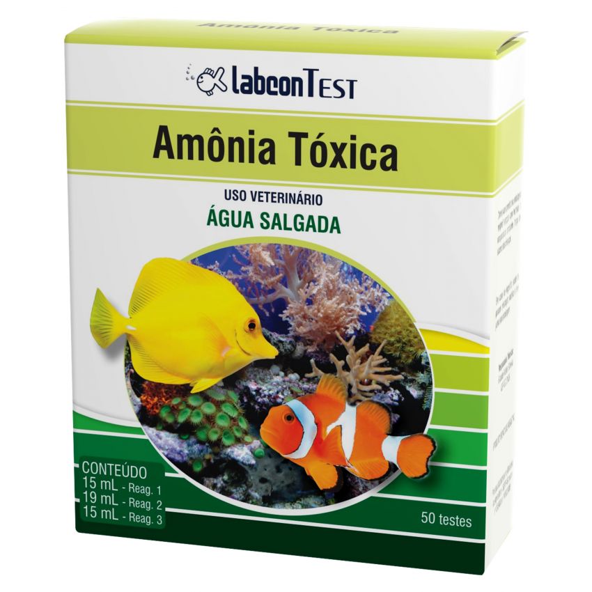 Labcon Teste de Amônia Toxica Água Salgada
