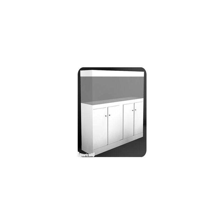 Móvel para aquário 150x40 com 4 portas em MDF BRANCO