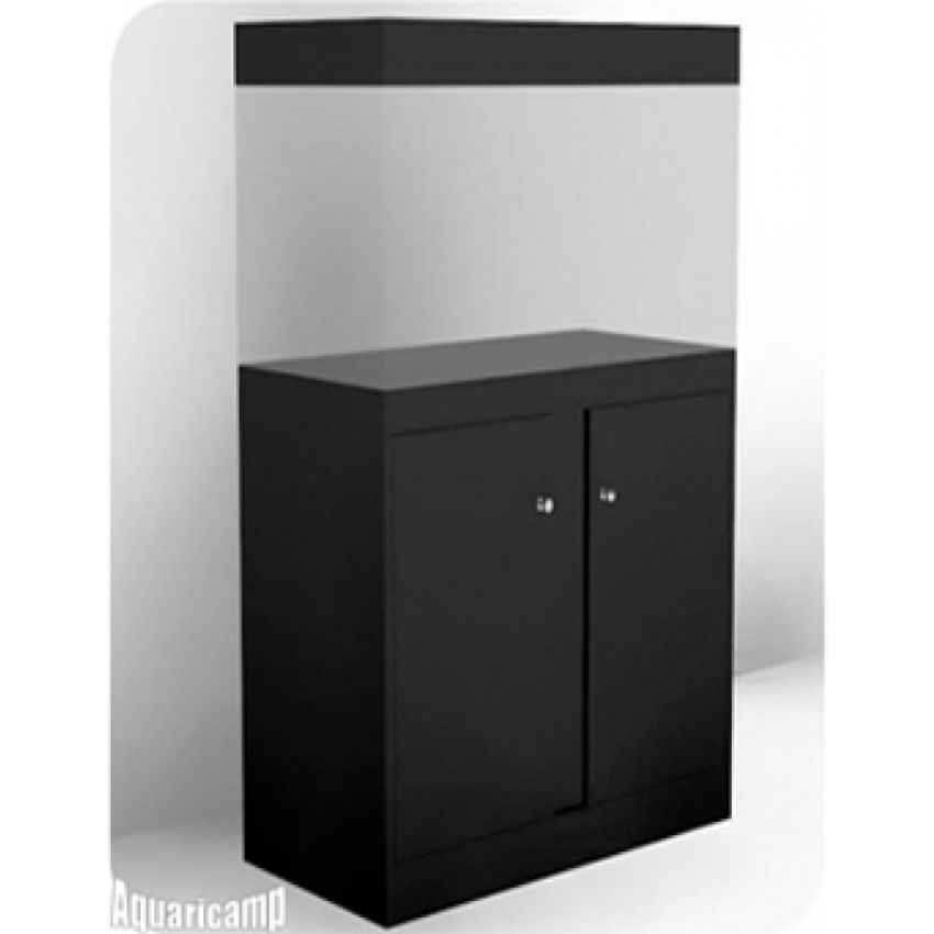 Móvel para aquário 100x40 com 2 portas em MDF PRETO
