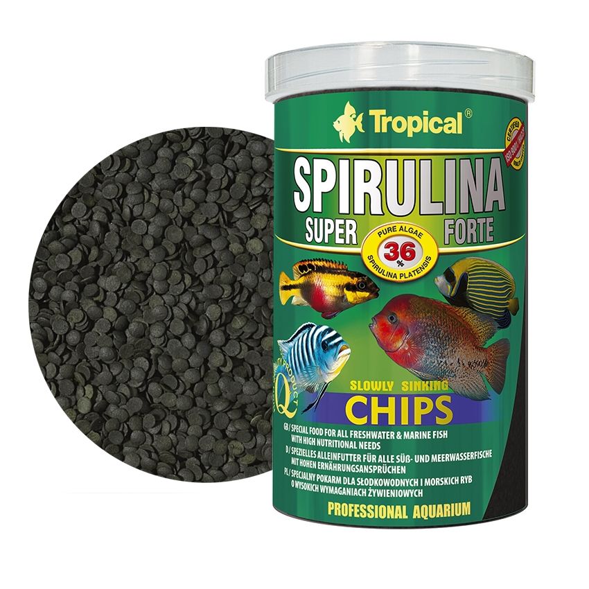 Tropical Super Spirulina Forte Chips 130g